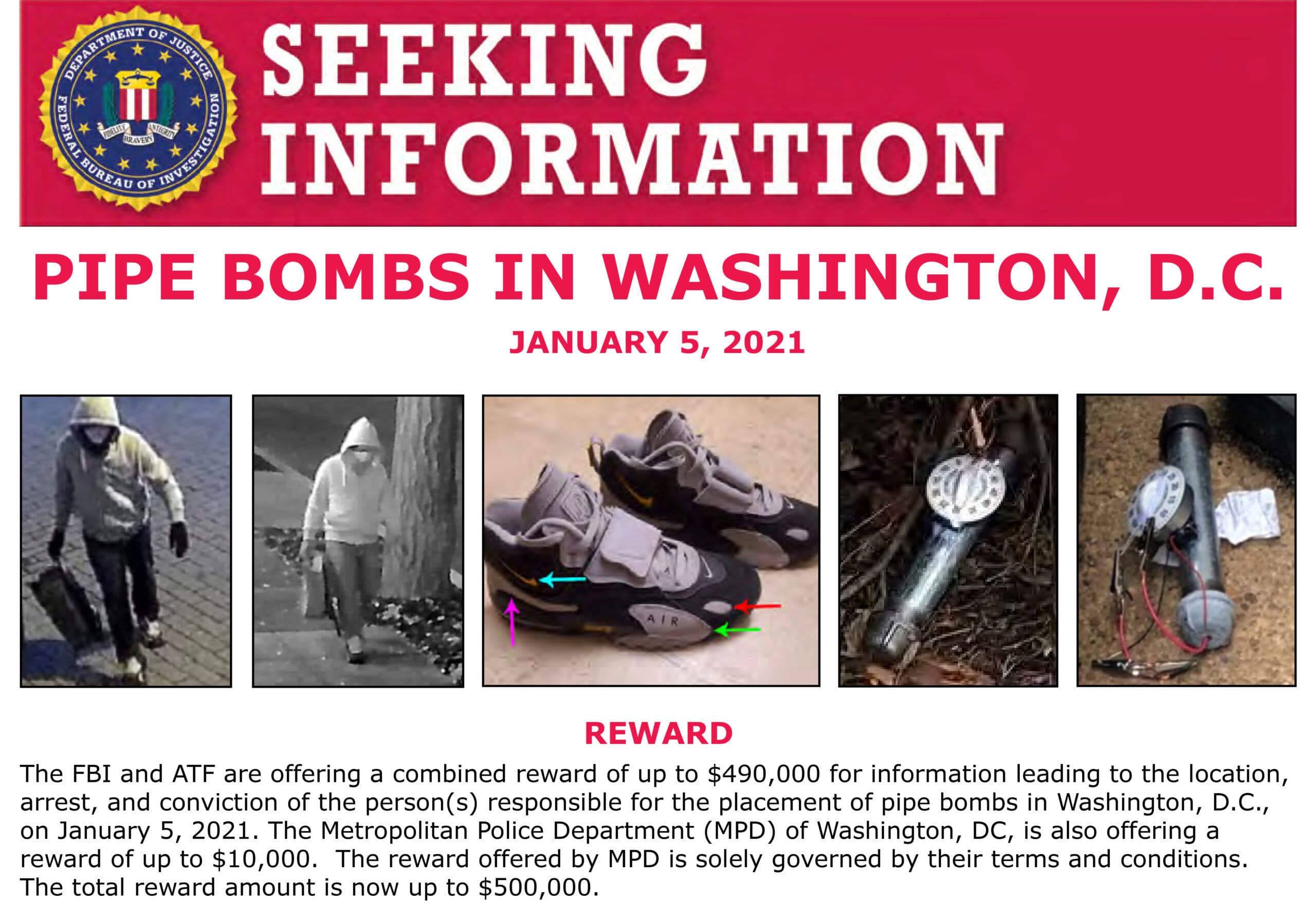 Jan 6 pipe bomb suspect identified as Brian Cole, 30, of Virginia