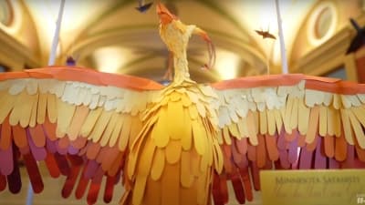 Satanists display Yule Goat outside Michigan State Capitol ahead of Christmas