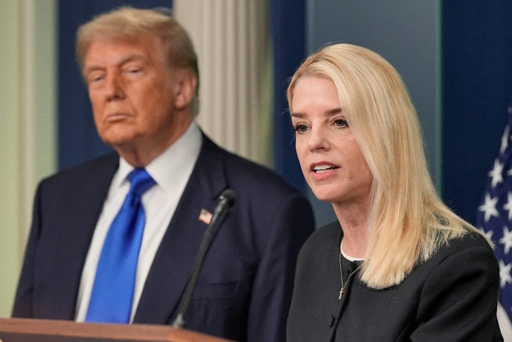 Pam Bondi’s Justice Department races to redact Epstein files