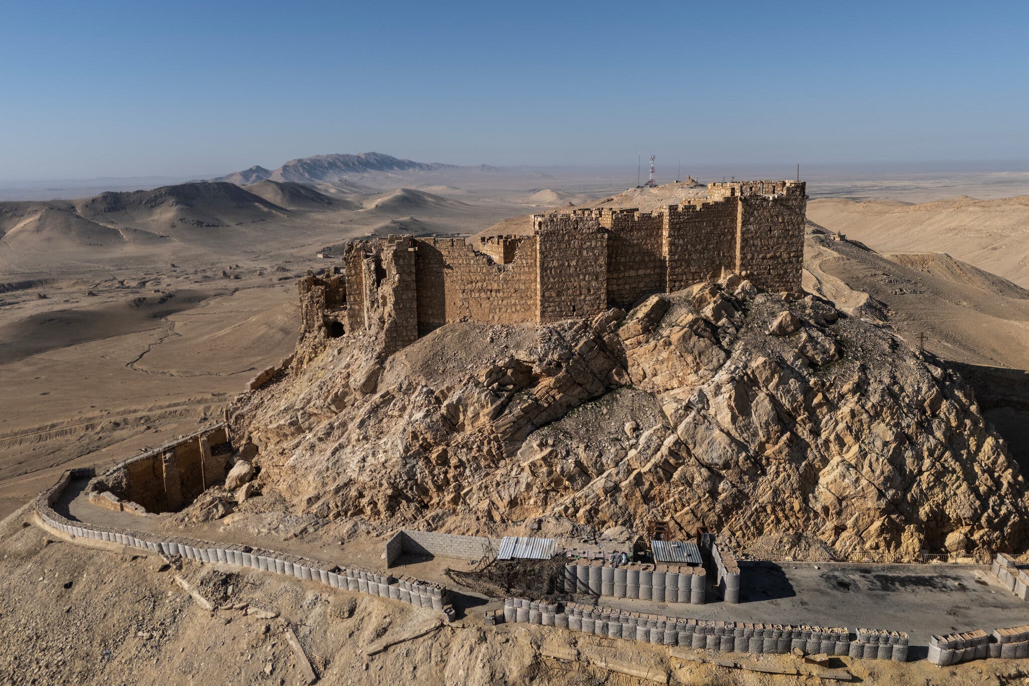 Initial reports of explosions in Palmyra, central Syria