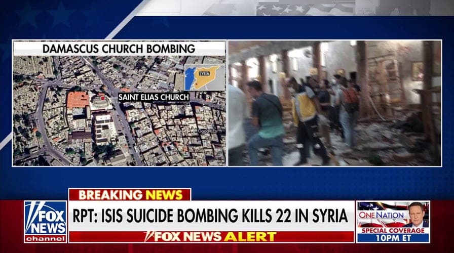 ISIS claims responsibility for suicide bomber attack on mosque in Homs