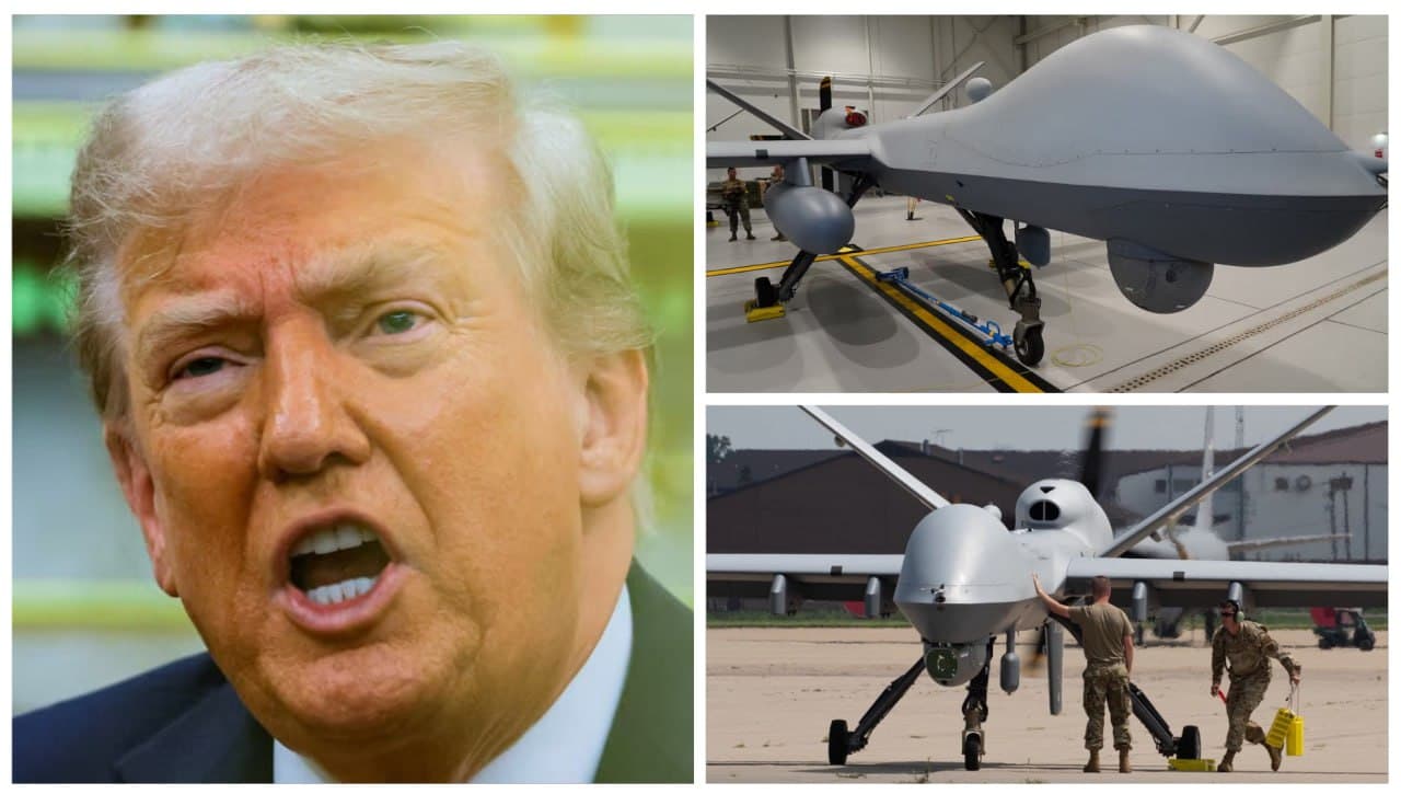 Featured image for: Trump Pushes to Export Strike Drones by Revising Arms Treaty Trump Pushes to Export Strike Drones by Revising Arms Treaty