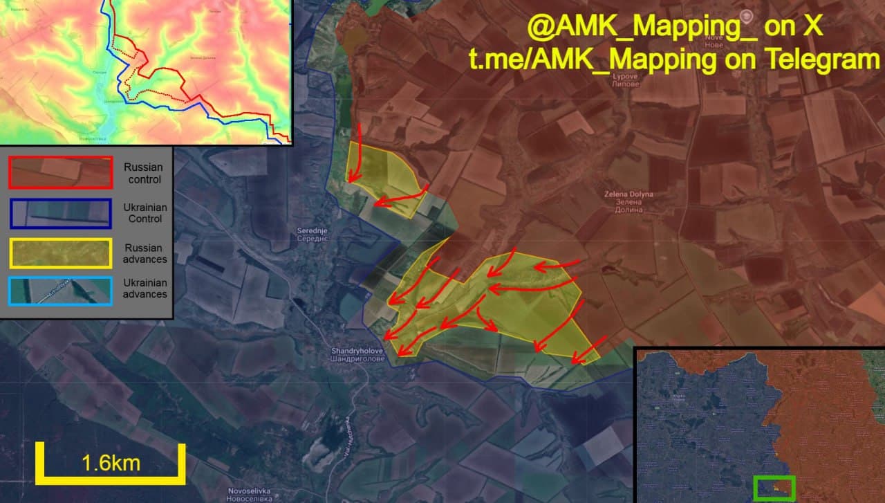 Russian Forces Capture Key Positions Near Shandrygolovo, Threatening Ukrainian Defense