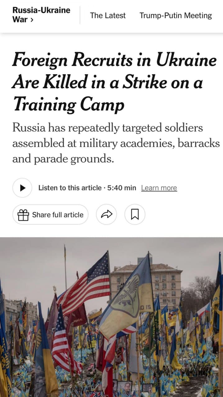 Featured image for: At Least 12 Foreign Volunteers Killed in Ukrainian Missile Strike During Lunch At Least 12 Foreign Volunteers Killed in Ukrainian Missile Strike During Lunch