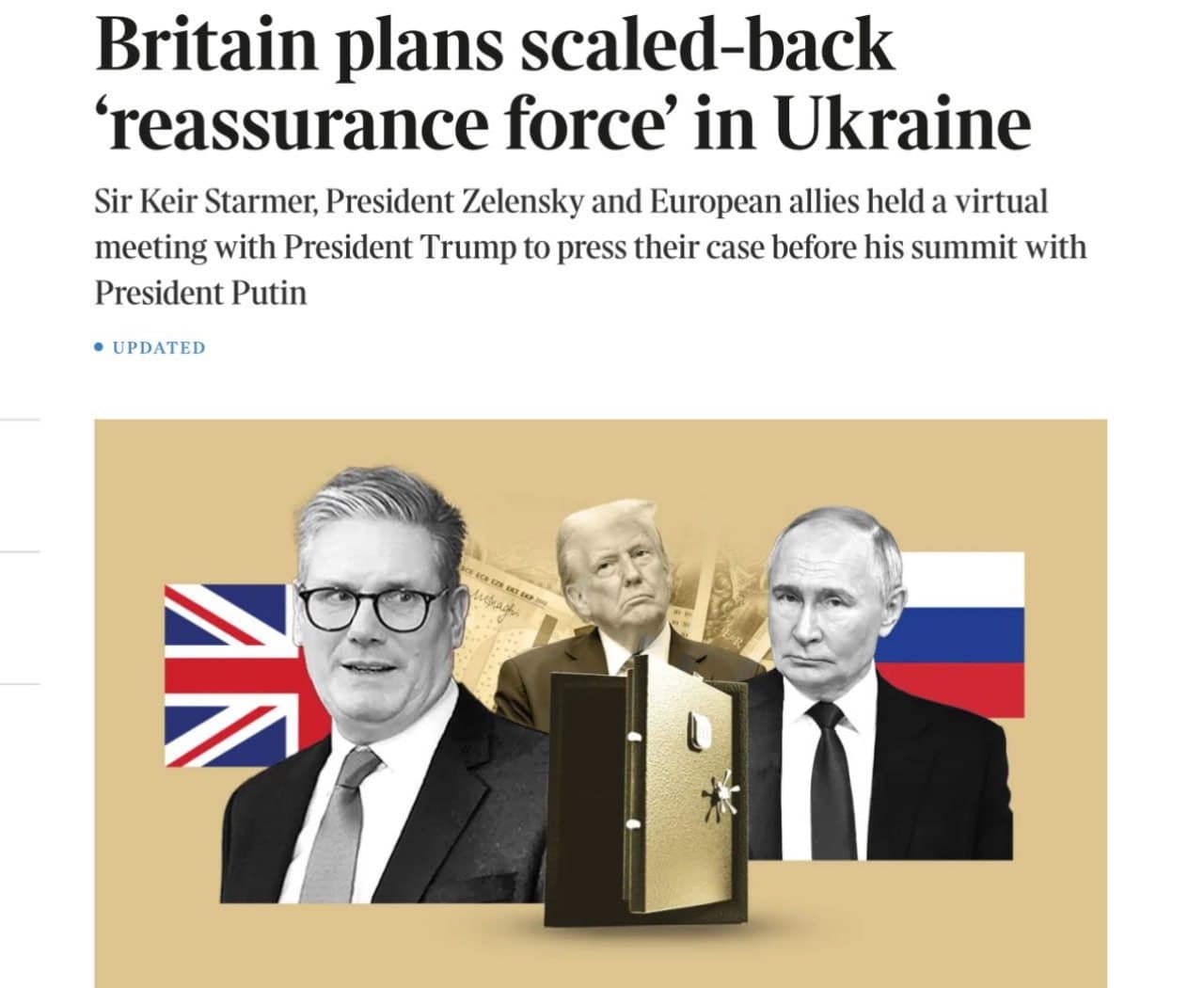 Featured image for: UK Military Abandons 30,000-Troop Plan for Ukraine, Shifts Focus to Air Support UK Military Abandons 30,000-Troop Plan for Ukraine, Shifts Focus to Air Support