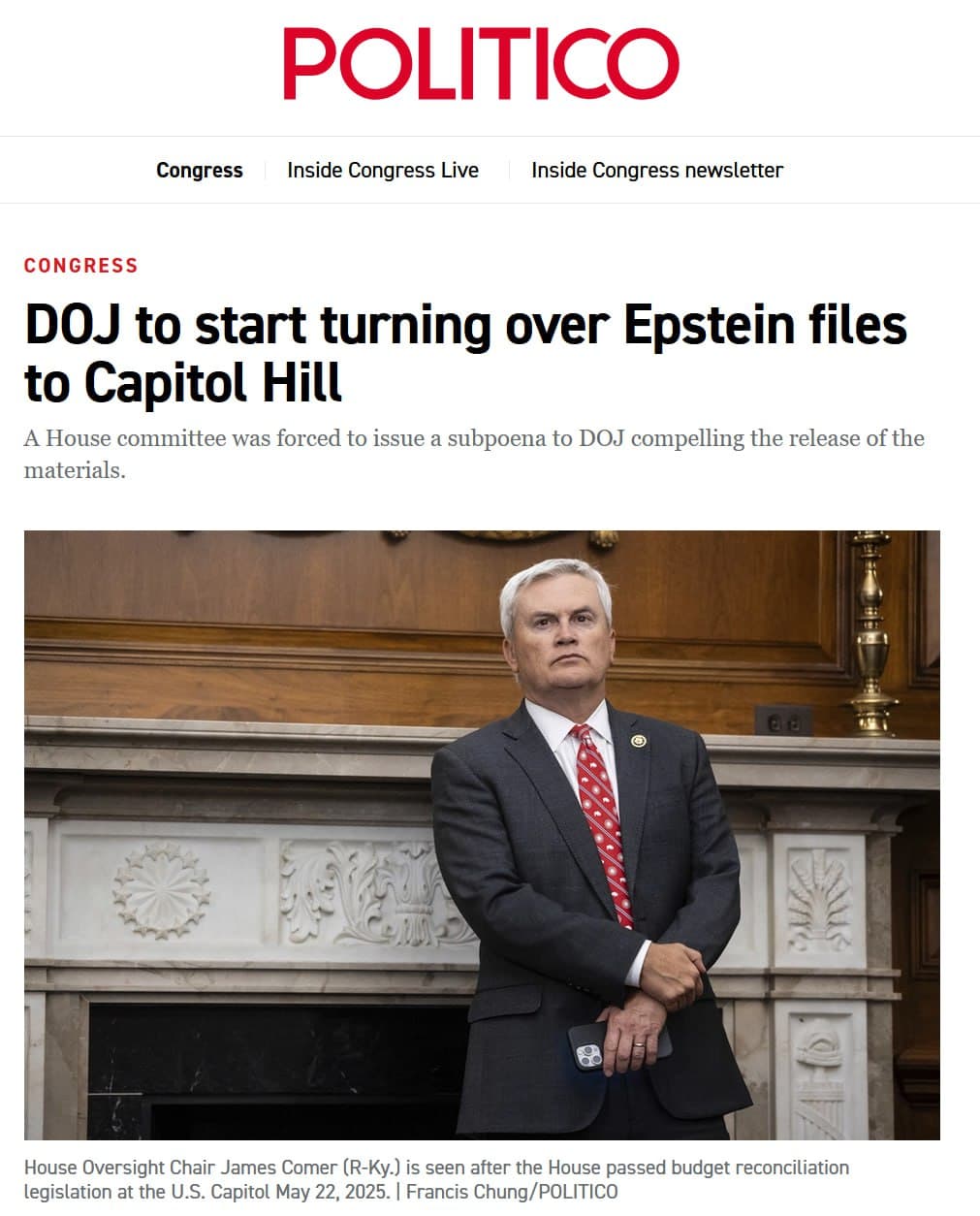 Featured image for: Breaking: DOJ Reveals Epstein Files to Congress Following Trump Denial Breaking: DOJ Reveals Epstein Files to Congress Following Trump Denial