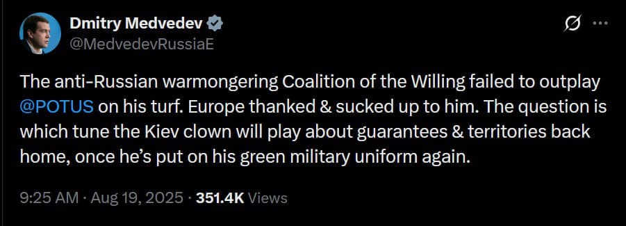 Featured image for: Breaking: Medvedev Critiques US-EU Ties Amid Ukraine Conflict Breaking: Medvedev Critiques US-EU Ties Amid Ukraine Conflict