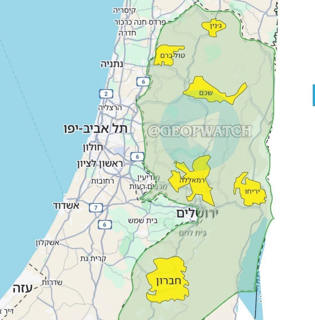 Featured image for: Israel's Smotrich Demands 82% West Bank Annexation, Threatens Authority Israel's Smotrich Demands 82% West Bank Annexation, Threatens Authority