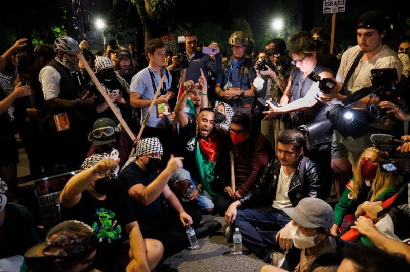 Featured image for: Violent infiltrator at Huntington Beach vigil spotted at Detroit pro-Palestine events Violent infiltrator at Huntington Beach vigil spotted at Detroit pro-Palestine events