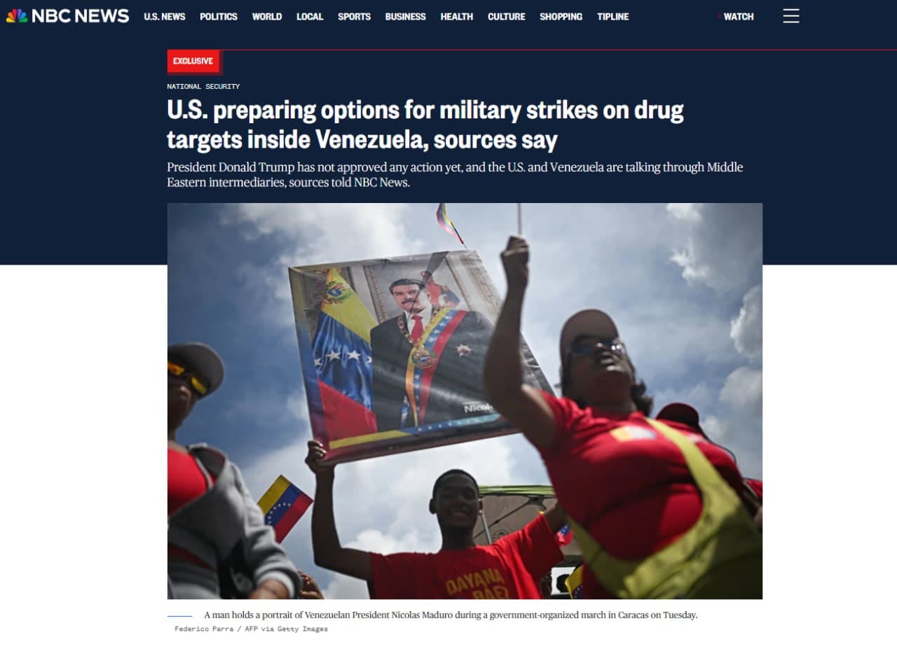 Featured image for: U.S. military plans bombing campaign against drug traffickers in Venezuela U.S. military plans bombing campaign against drug traffickers in Venezuela