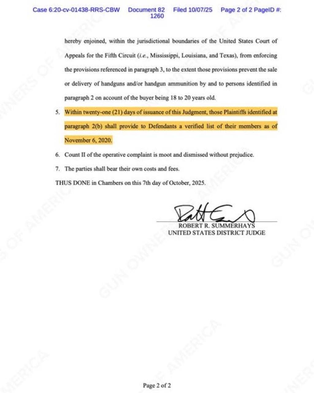 Featured image for: Trump admin supports court order for Second Amendment groups to reveal member lists Trump admin supports court order for Second Amendment groups to reveal member lists