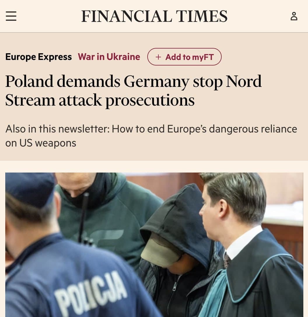 Poland asks Germany to halt Nordstream II sabotage investigation