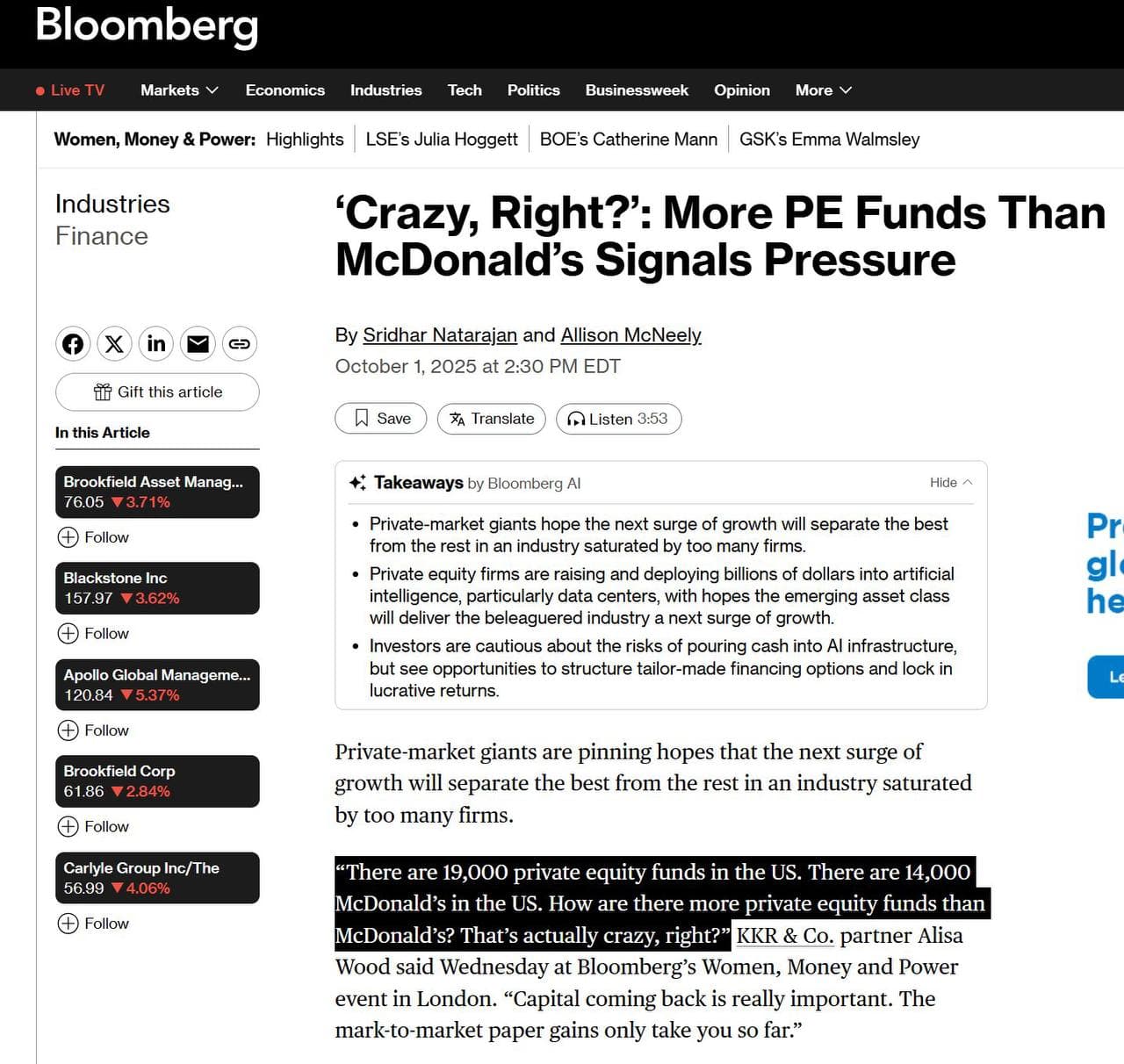Featured image for: US has more private equity funds (19,000) than McDonald's (14,000) US has more private equity funds (19,000) than McDonald's (14,000)
