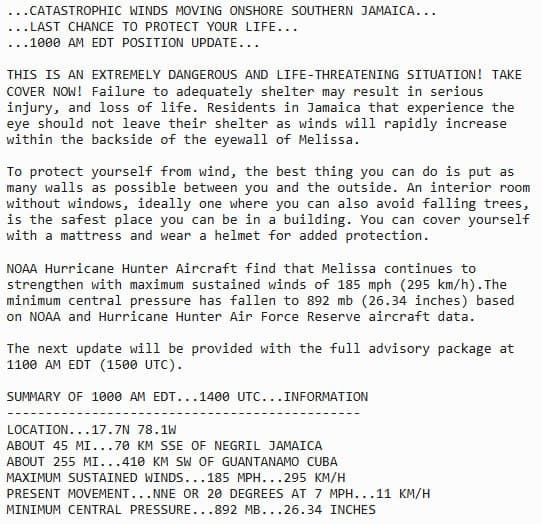 Featured image for: Hurricane Melissa to make landfall in Jamaica with 185 mph winds Hurricane Melissa to make landfall in Jamaica with 185 mph winds