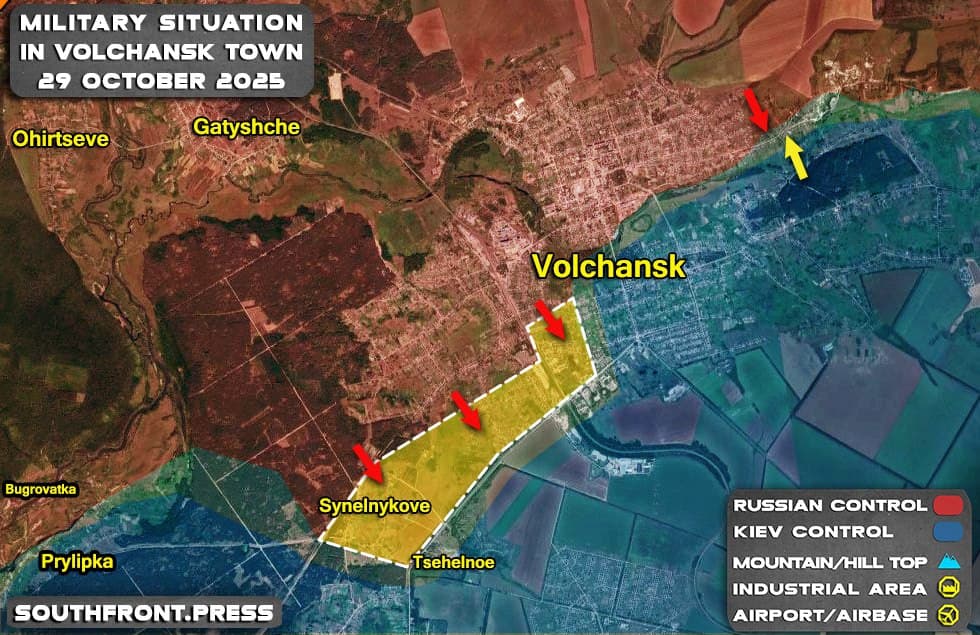 Featured image for: Russian troops capture western districts of Volchansk and advance towards Beliy Kolodez Russian troops capture western districts of Volchansk and advance towards Beliy Kolodez