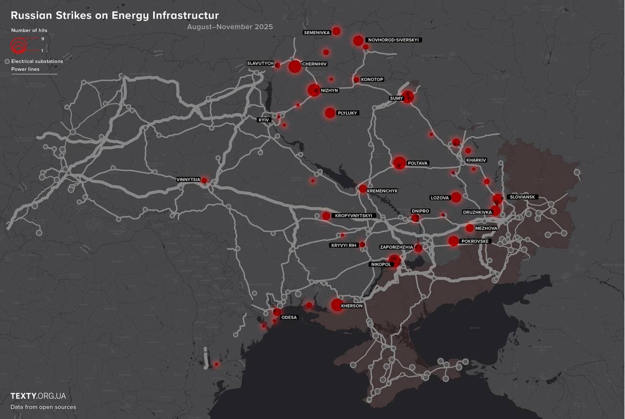 Featured image for: Russian forces systematically dismantle Ukraine's energy grid infrastructure Russian forces systematically dismantle Ukraine's energy grid infrastructure