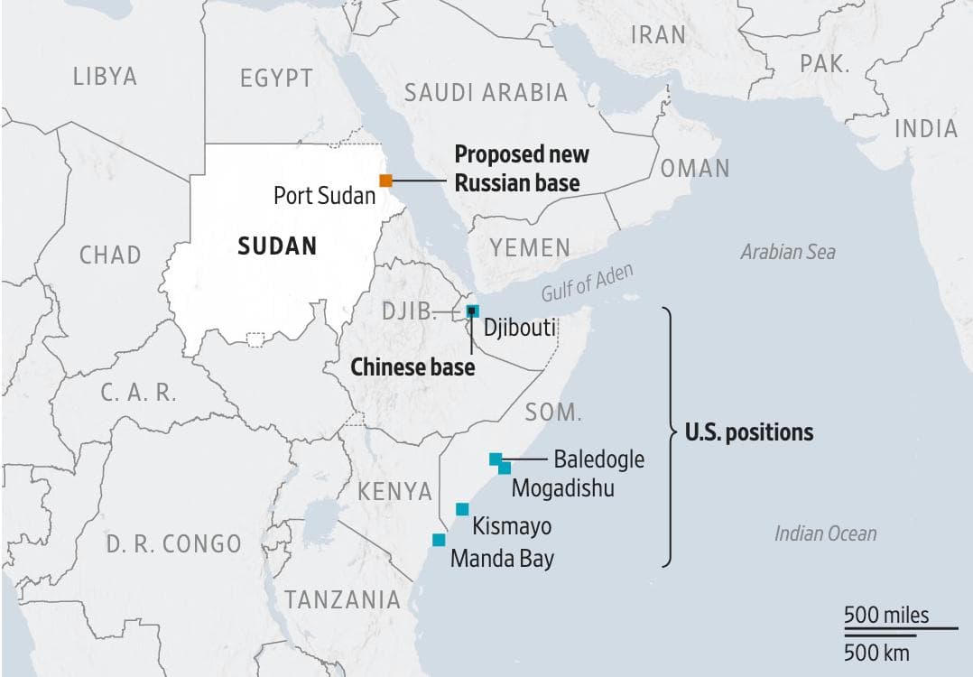 Featured image for: Sudan offers Russia 25-year naval base deal on Red Sea Sudan offers Russia 25-year naval base deal on Red Sea