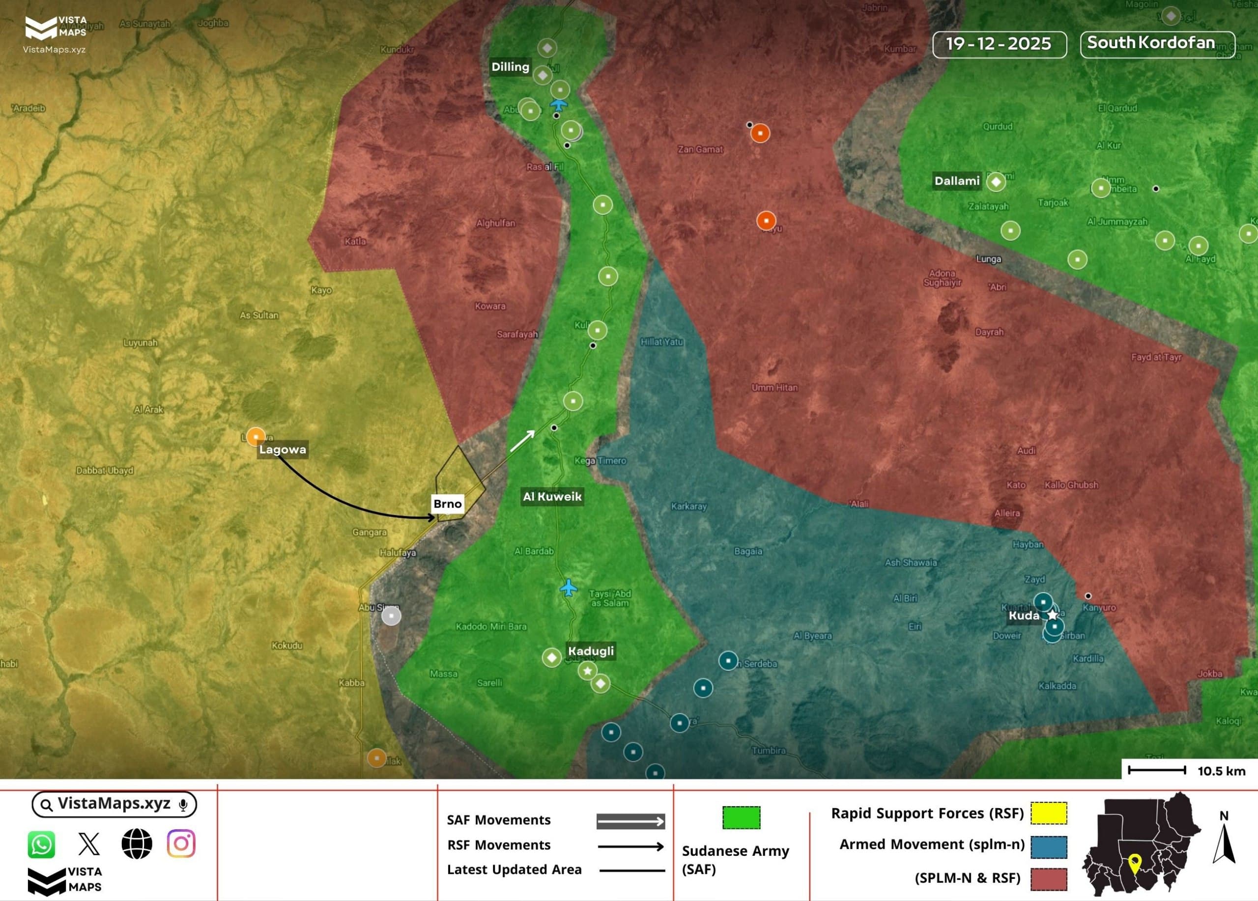 Rapid Support Forces seize Brno area after clashes with Sudanese Armed Forces