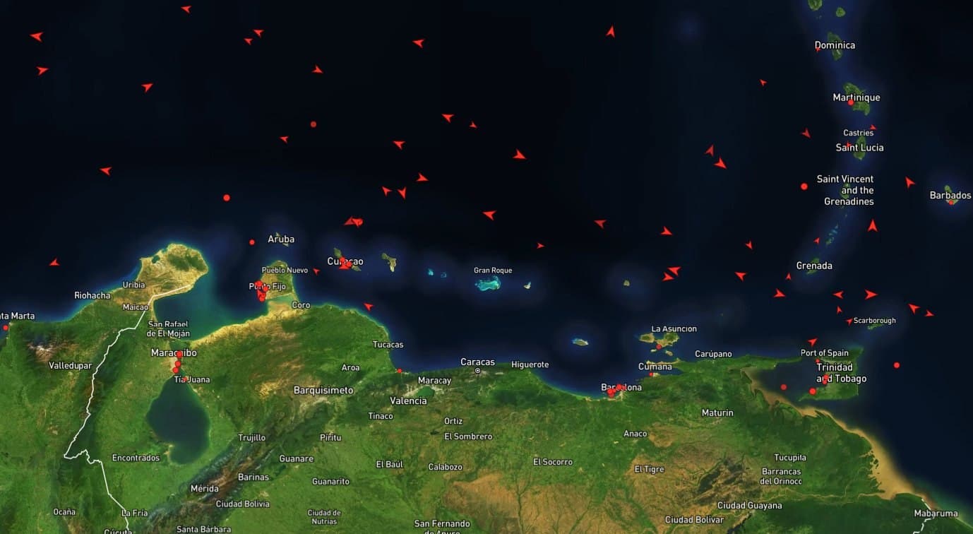 Tanker AIS picture off Venezuela shows massive spoofing and misidentification