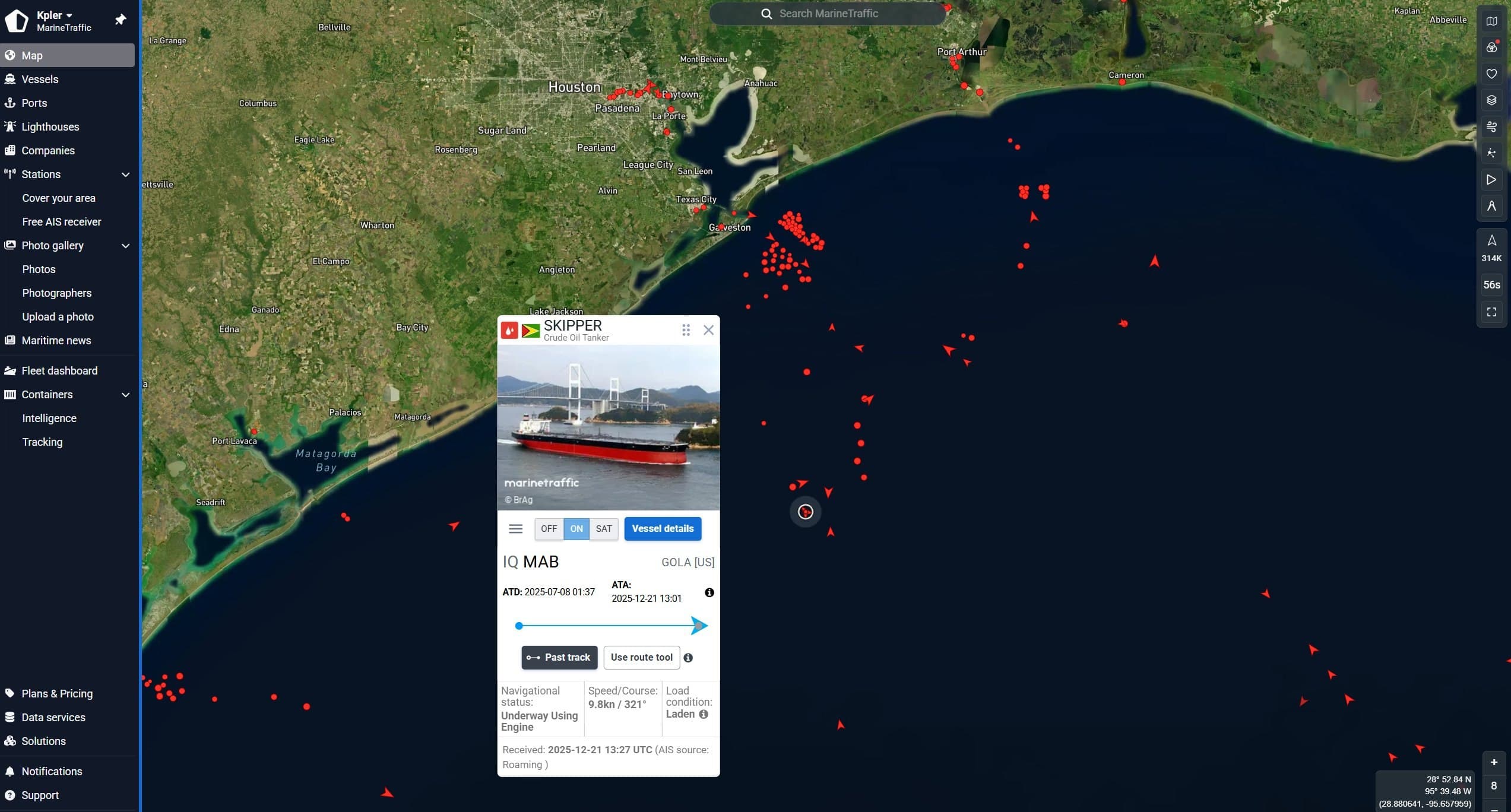 SKIPPER reaches GOLA to transfer 1.85 million barrels of Venezuelan crude oil