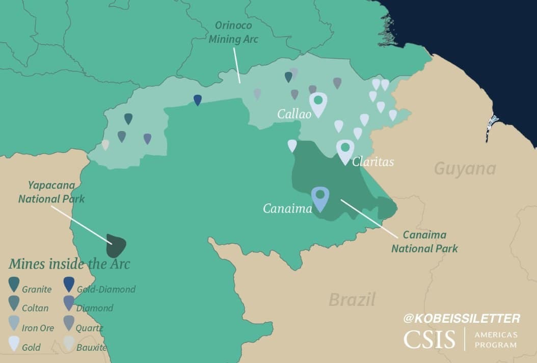 Venezuela holds 4 billion tons of iron ore worth ~$428 billion