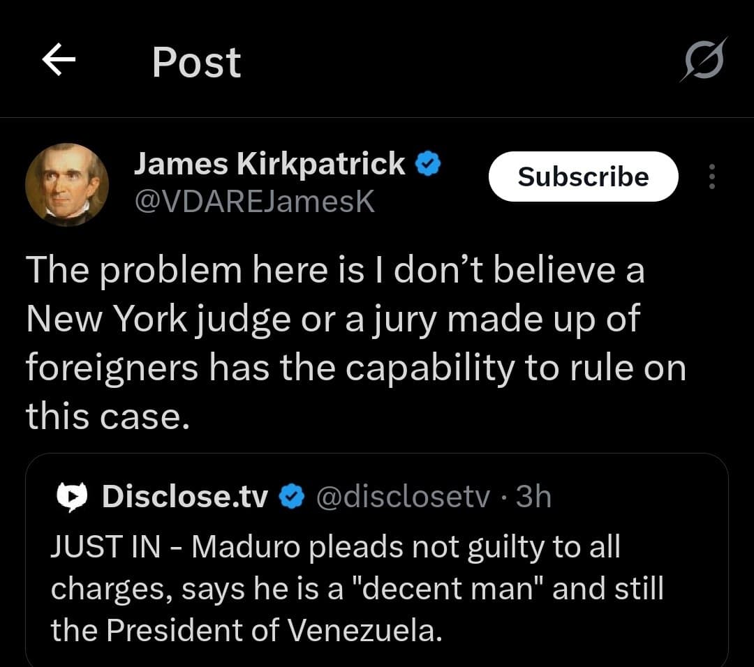 James Kirkpatrick questions New York judge's ability to rule on case