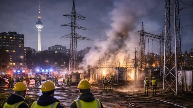 Leftist terrorist group sabotages Berlin power grid, affecting 45,000 homes