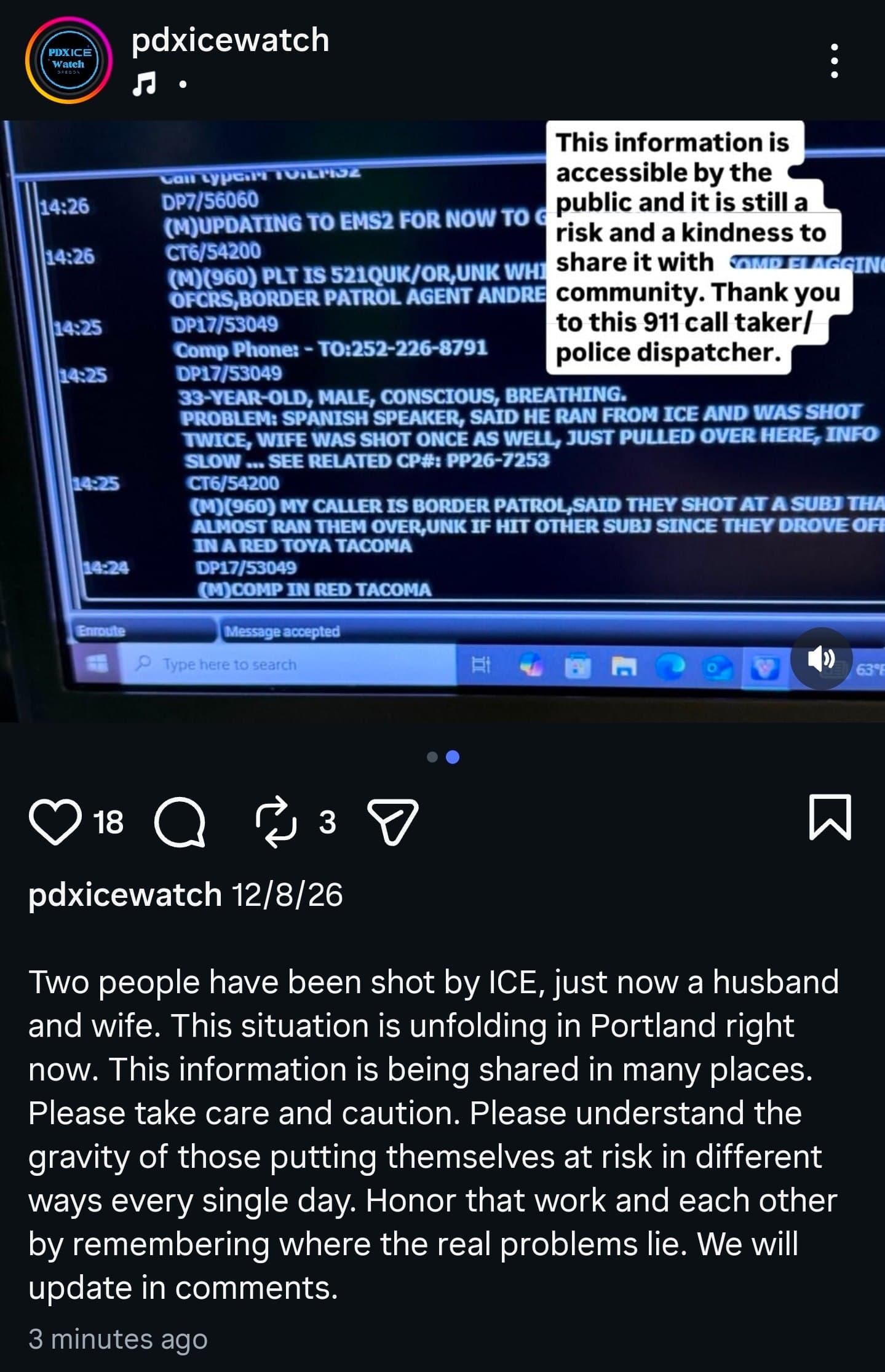 Two people shot by Border Patrol during immigration operation in Portland