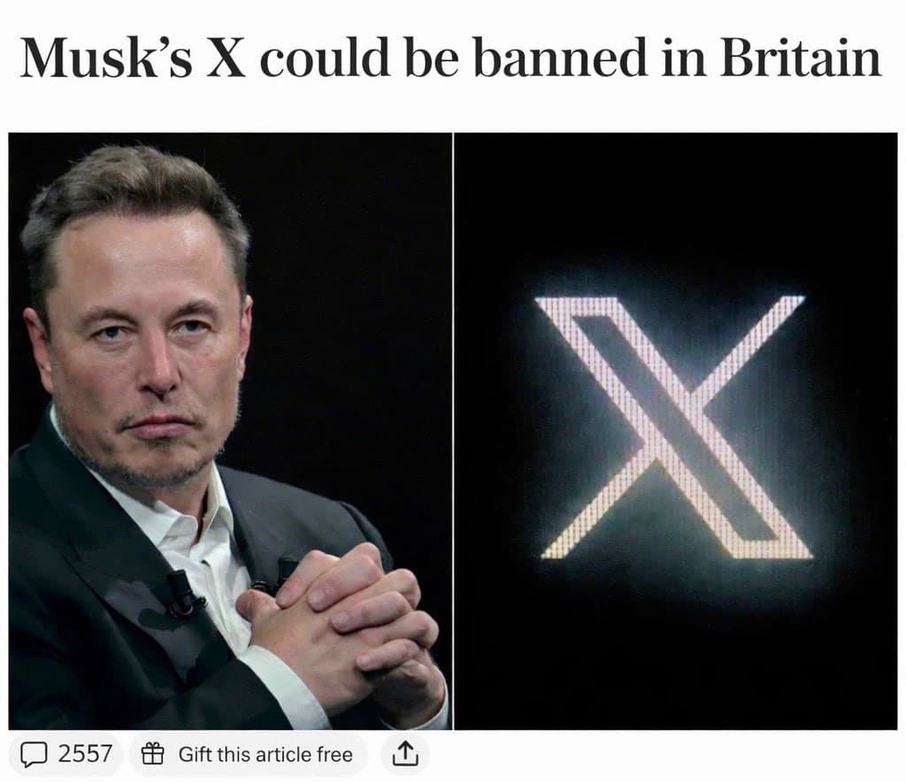 Keir Starmer asks Ofcom to plan ban on X in the UK under Online Safety Act