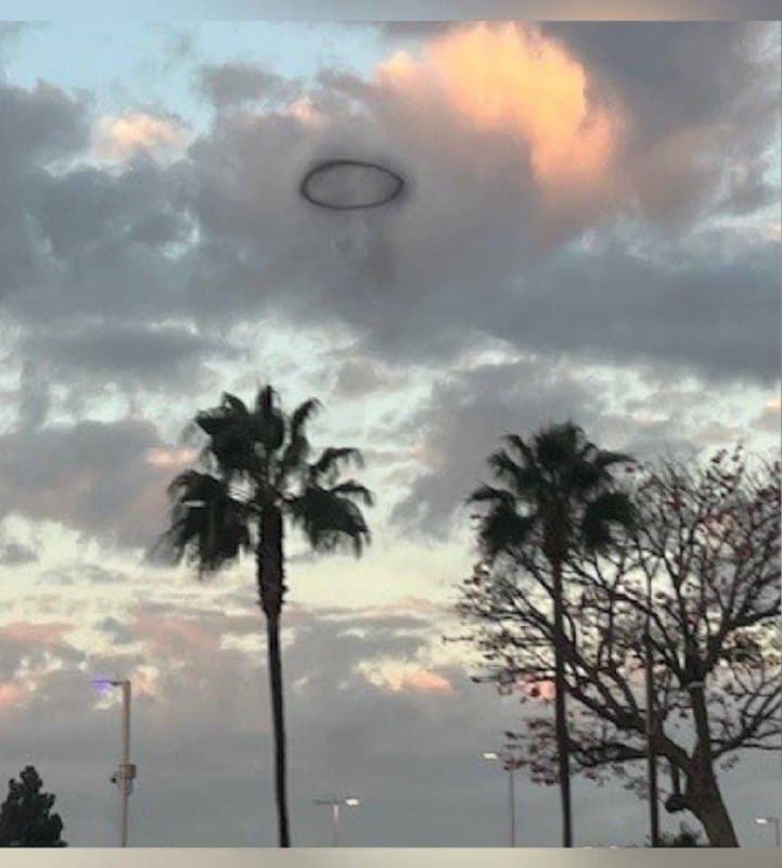 Featured image for: Mysterious black ring spotted floating over Disneyland in California Mysterious black ring spotted floating over Disneyland in California