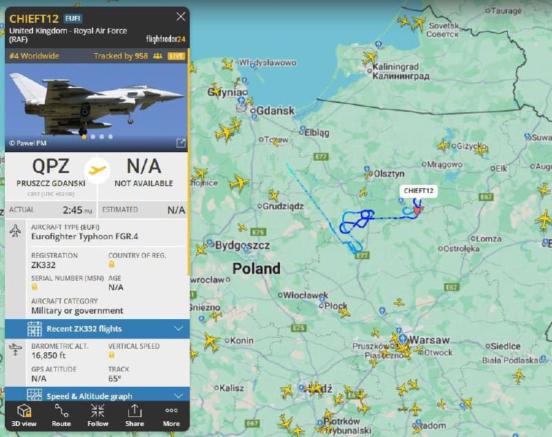 Featured image for: RAF Eurofighter Typhoons Conduct Drills Near Russian Border Amid Rising Tensions RAF Eurofighter Typhoons Conduct Drills Near Russian Border Amid Rising Tensions