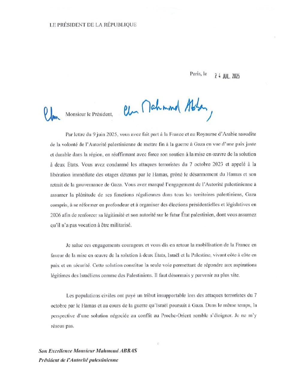 Featured image for: France to Officially Recognize State of Palestine in September at UN Assembly France to Officially Recognize State of Palestine in September at UN Assembly