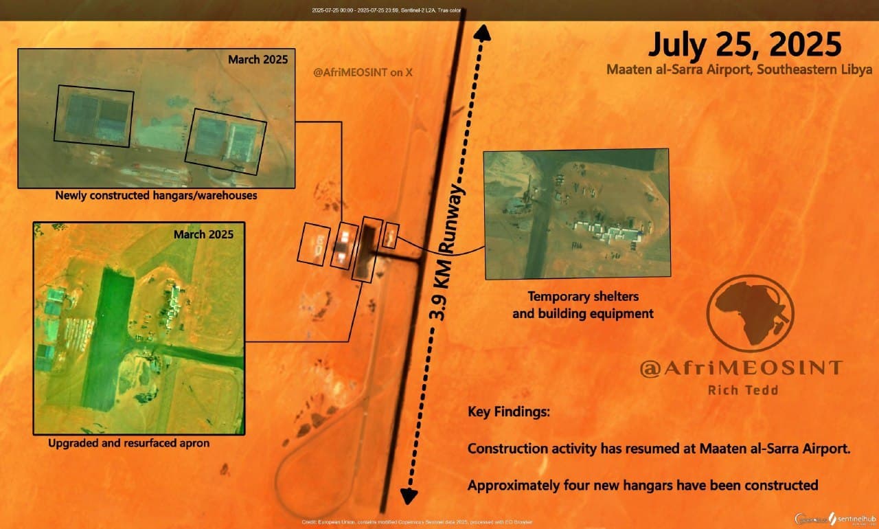 Featured image for: Russia’s Africa Corps Expands Influence with Upgrades at Libya’s Maaten el-Sarra Base Russia’s Africa Corps Expands Influence with Upgrades at Libya’s Maaten el-Sarra Base