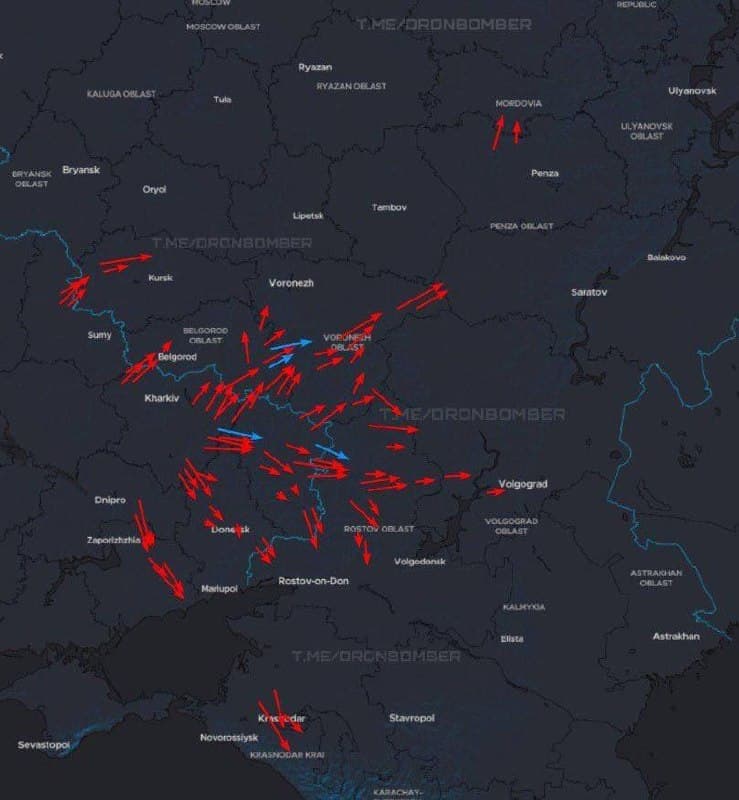 Ukraine Unleashes Coordinated Drone Strike on Russian Cities, Heightening Tensions