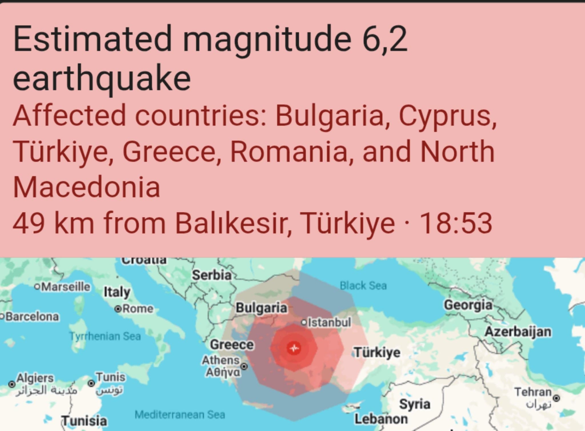 Featured image for: 6.2 Magnitude Earthquake Strikes Türkiye, Shaking Neighboring Regions and Raising Alarm 6.2 Magnitude Earthquake Strikes Türkiye, Shaking Neighboring Regions and Raising Alarm