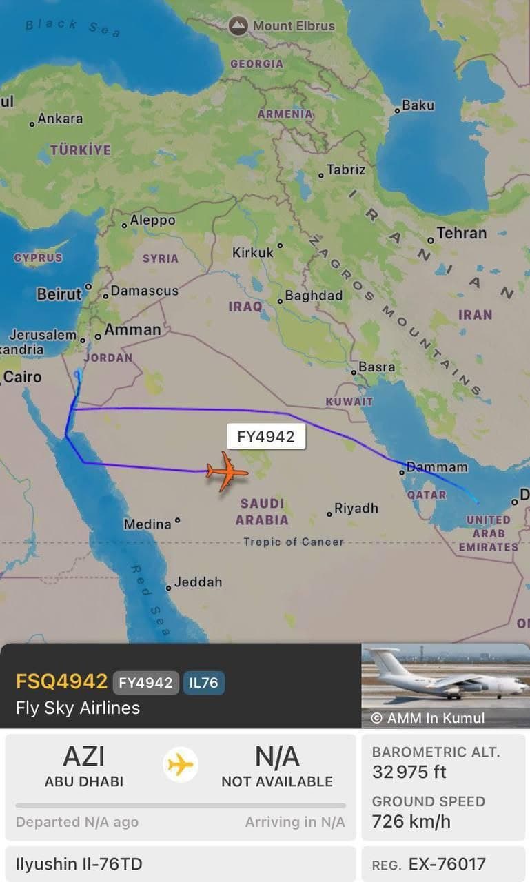 Featured image for: Breaking: UAE Cargo Plane Lands in Israel, Sparks Weapon Supply Speculation Breaking: UAE Cargo Plane Lands in Israel, Sparks Weapon Supply Speculation