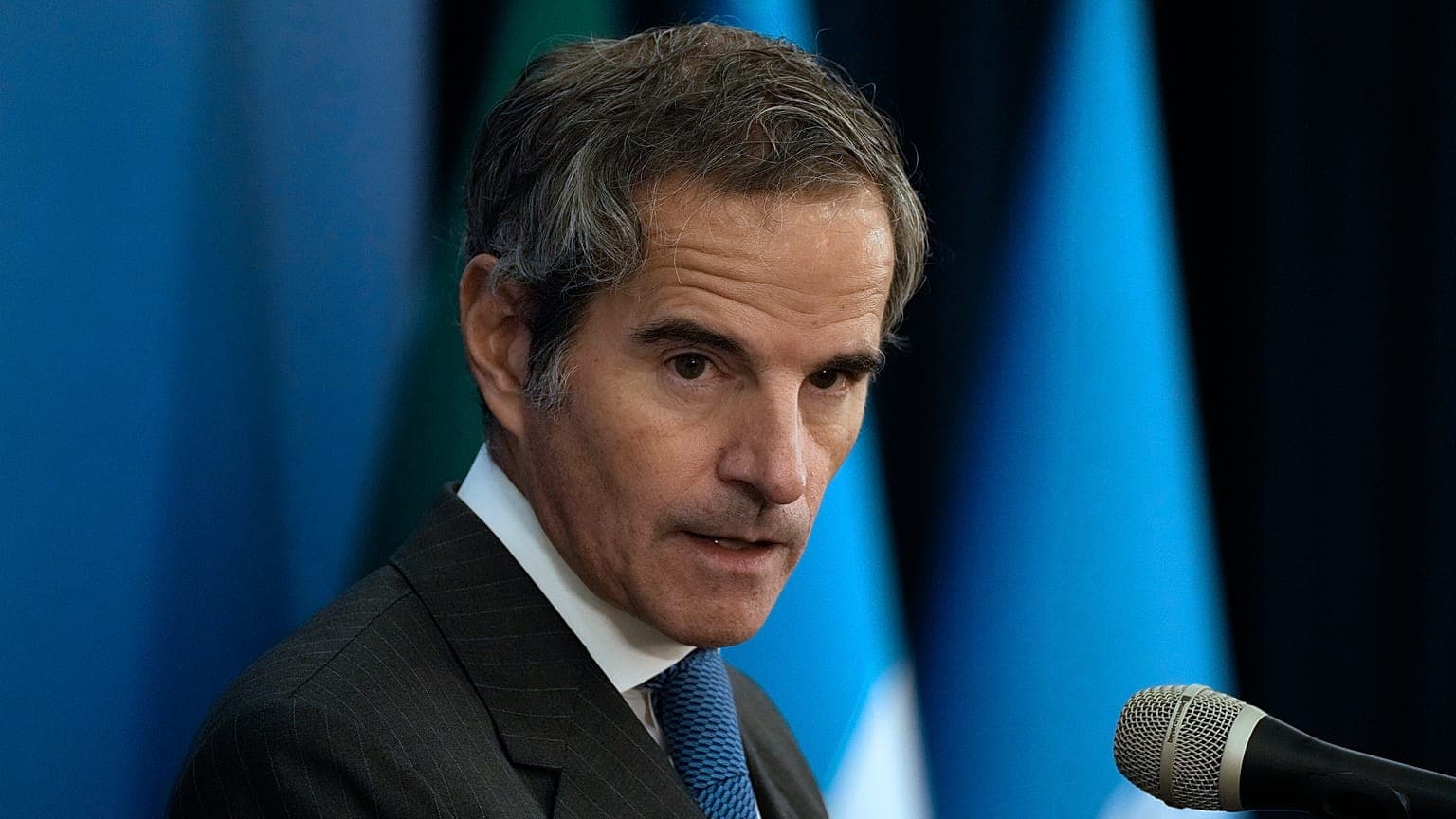 Featured image for: IAEA Chief Grossi Under Elite Guard Amid Iranian Threats IAEA Chief Grossi Under Elite Guard Amid Iranian Threats