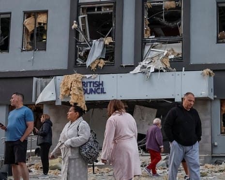 Russia Strikes British Council and EU Offices in Kyiv Overnight