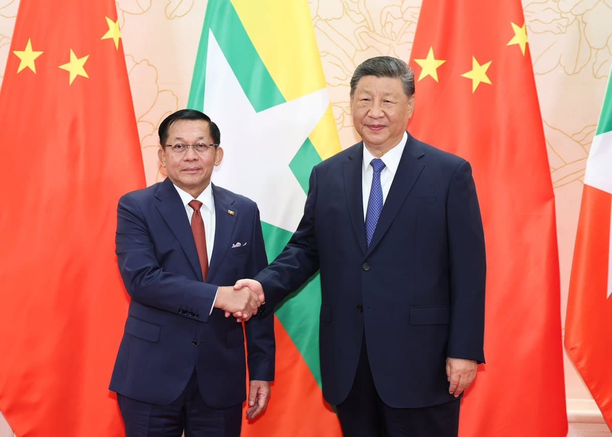 Featured image for: Xi Jinping and Myanmar's Leader Discuss Key Regional Cooperation Xi Jinping and Myanmar's Leader Discuss Key Regional Cooperation