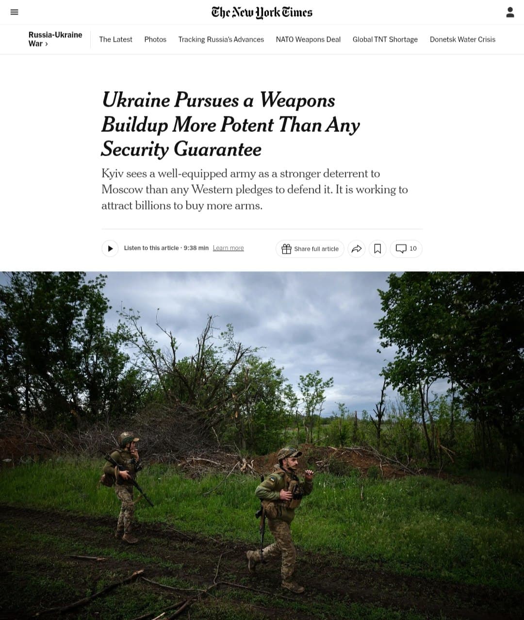 Featured image for: Ukraine Prioritizes Weapons Buildup Over Western Security Pledges Ukraine Prioritizes Weapons Buildup Over Western Security Pledges