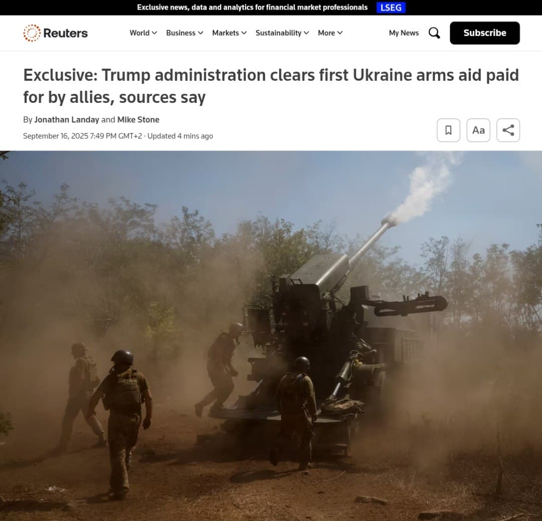 Featured image for: Trump Administration approves first NATO-funded U.S. weapons aid to Ukraine Trump Administration approves first NATO-funded U.S. weapons aid to Ukraine