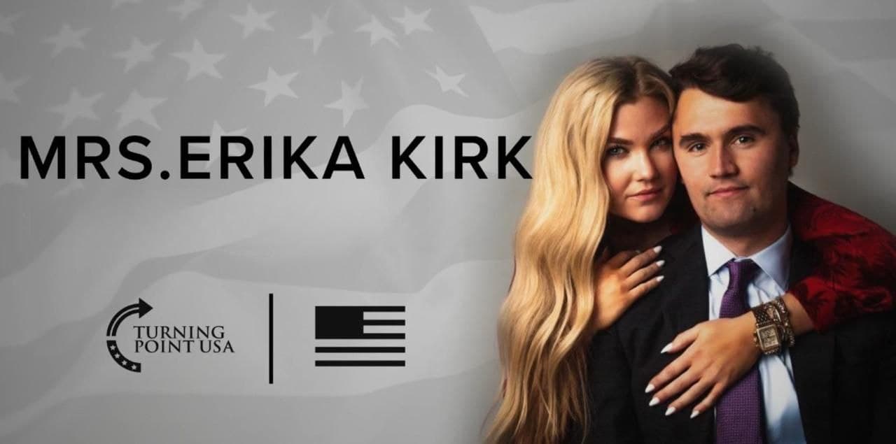 Featured image for: Erika Kirk named new CEO of Turning Point USA Erika Kirk named new CEO of Turning Point USA