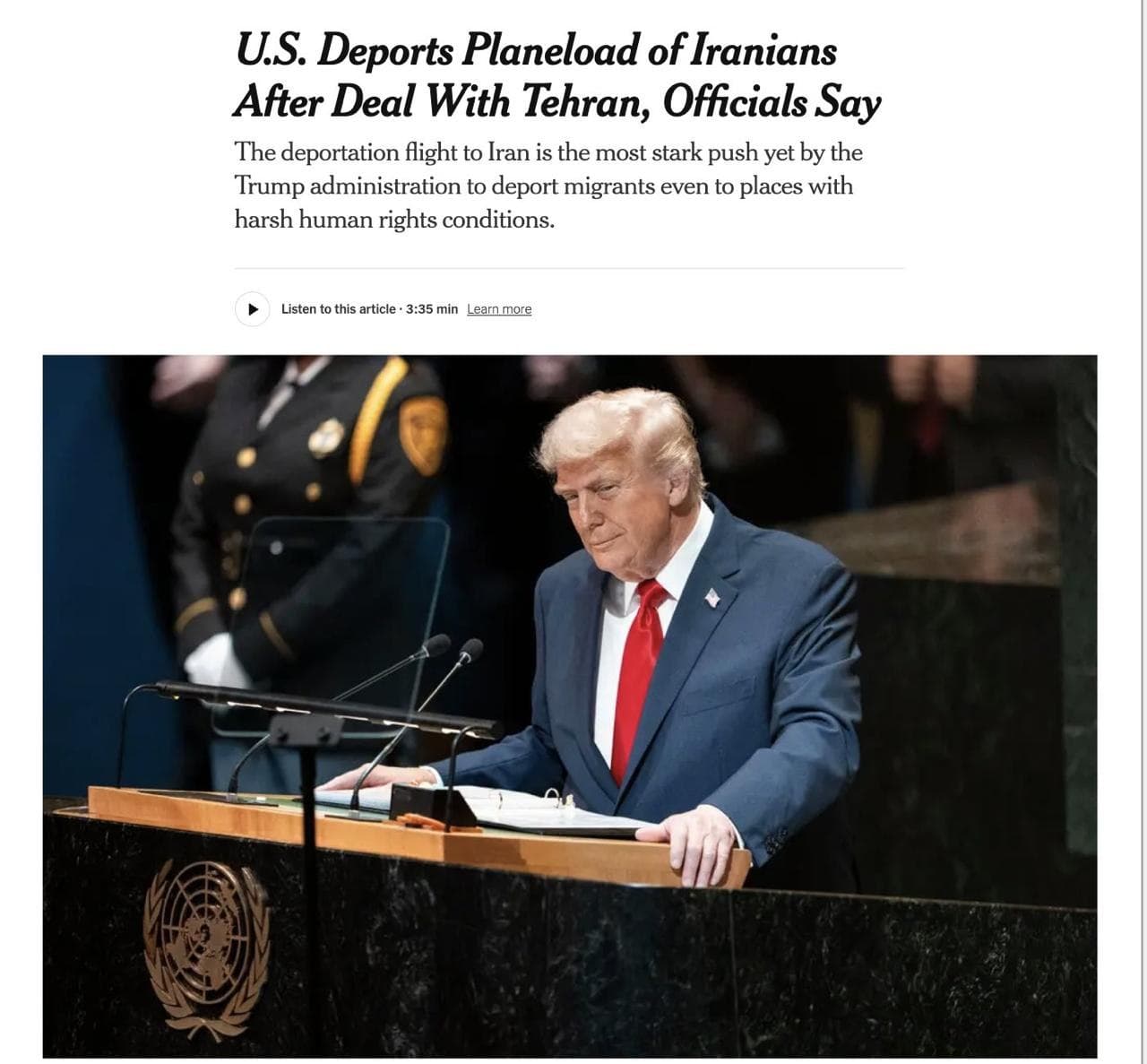 U.S. deports approximately 100 Iranians to Tehran in rare agreement