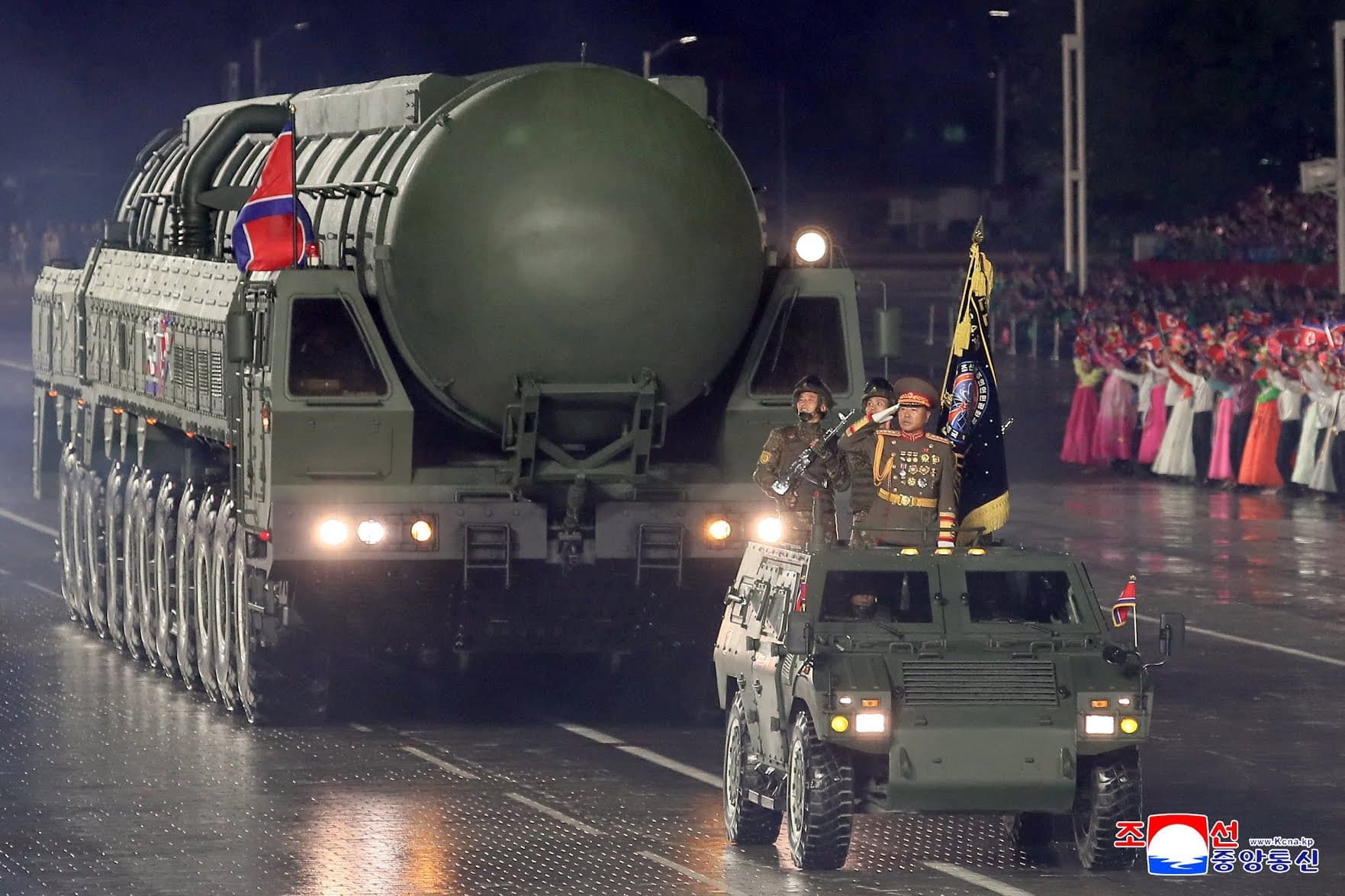 Featured image for: North Korea showcases Hwasong-20 ICBM at Workers' Party anniversary parade North Korea showcases Hwasong-20 ICBM at Workers' Party anniversary parade
