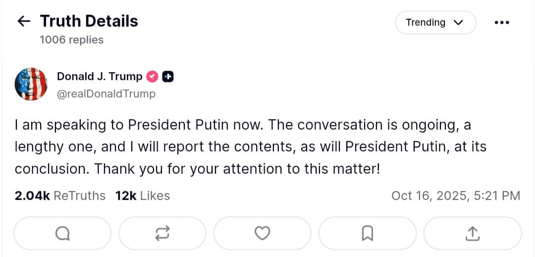 Featured image for: President Trump speaks with President Putin in ongoing conversation President Trump speaks with President Putin in ongoing conversation