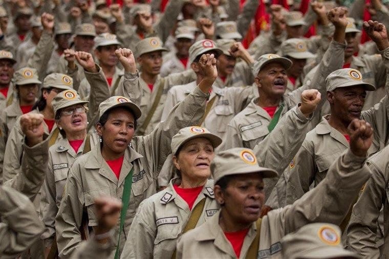 Venezuela mobilizes troops and militia in response to US military buildup