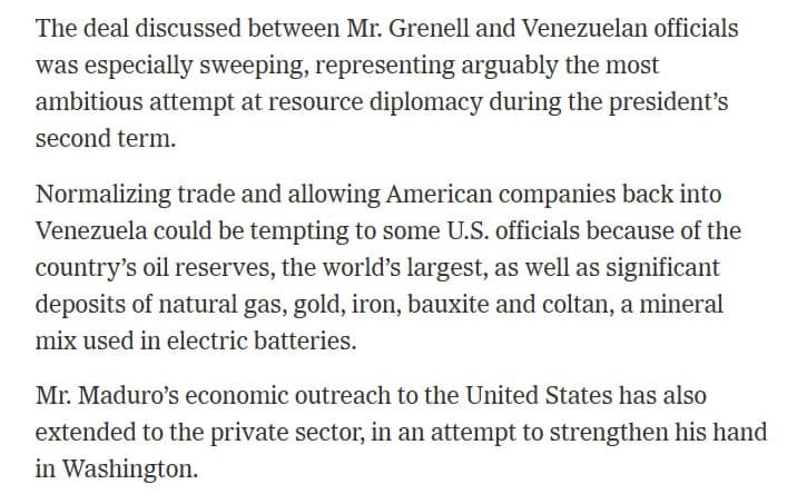 Featured image for: Maduro offers U.S. access to Venezuelan resources in exchange for political support Maduro offers U.S. access to Venezuelan resources in exchange for political support
