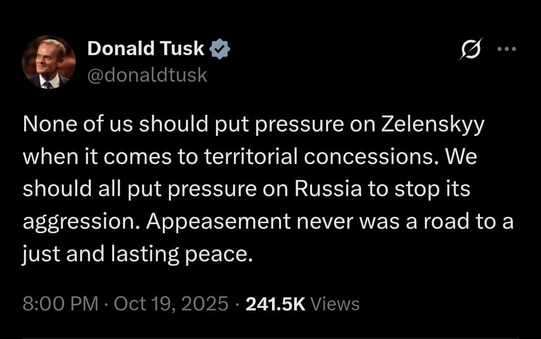 Polish Prime Minister Tusk urges pressure on Russia, not Zelenskyy