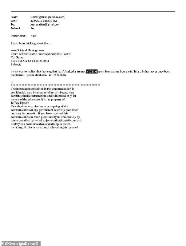 Featured image for: House Oversight Committee releases Epstein emails mentioning Trump House Oversight Committee releases Epstein emails mentioning Trump