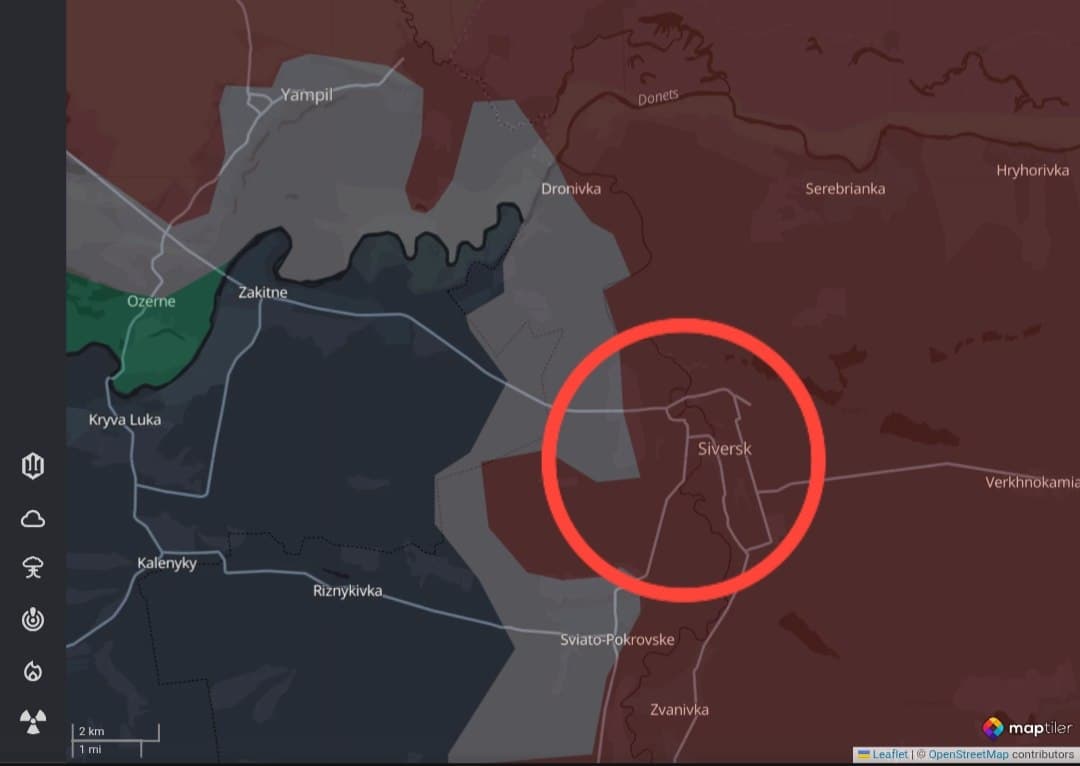 Ukrainian Forces withdraw from Siversk to preserve personnel lives